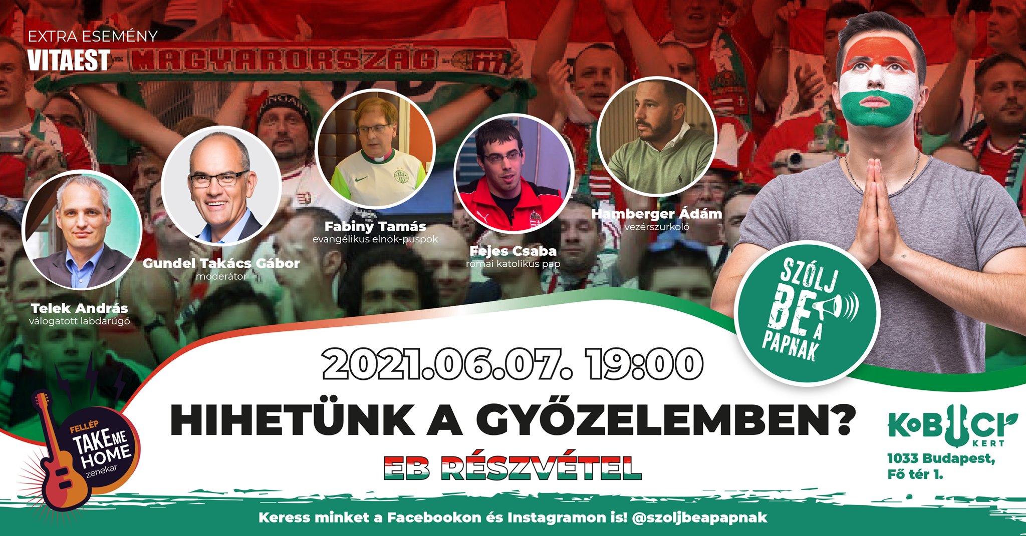 Szolj be a papnak plakat