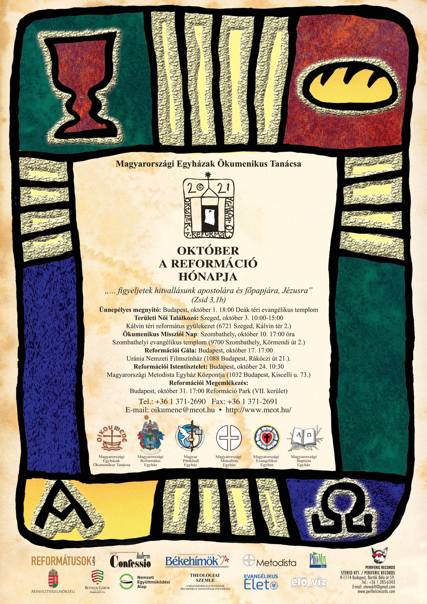 MEOT Reformacio Honapja plakat