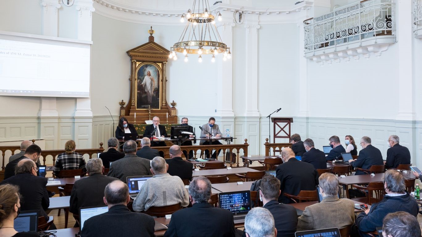 2022. február 26-án Budapesten ülésezett a Magyarországi Evangélikus Egyház XI. Zsinata - fotó: Magyari Márton