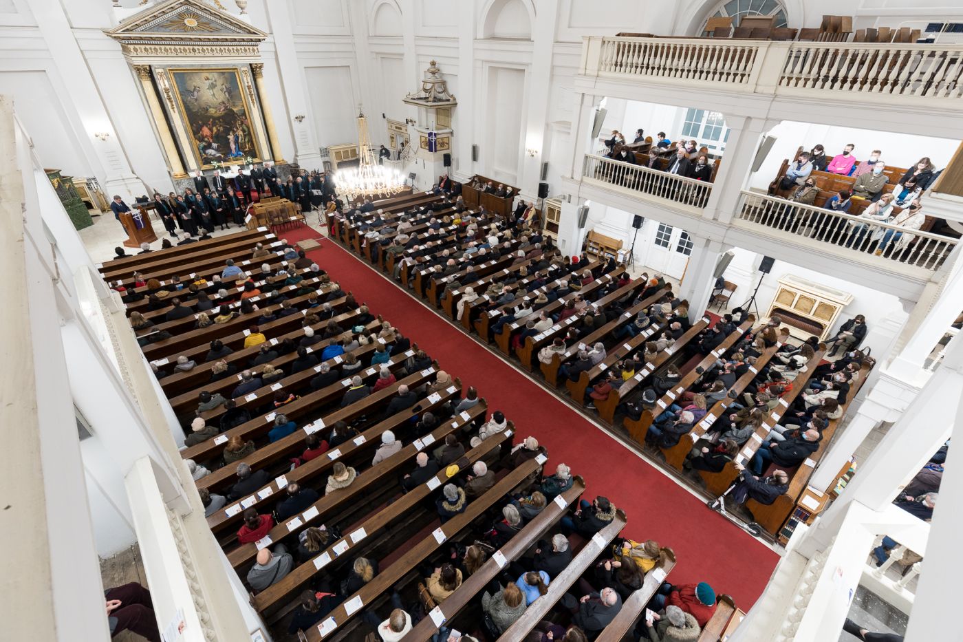 Jótékonysági koncert 2022. március 6-án a Deák téri Evangélikus templomban - fotó: Magyari Márton