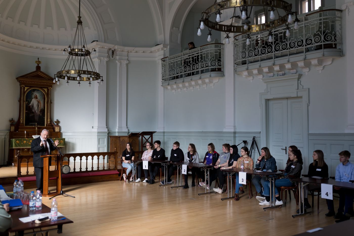 Az úrvacsoráról szervezett műveltségi versenyt középiskolások számára az Evangélikus Pedagógiai Intézet. Az országos döntőt a március 11-én rendezték meg. - fotó: Magyari Márton