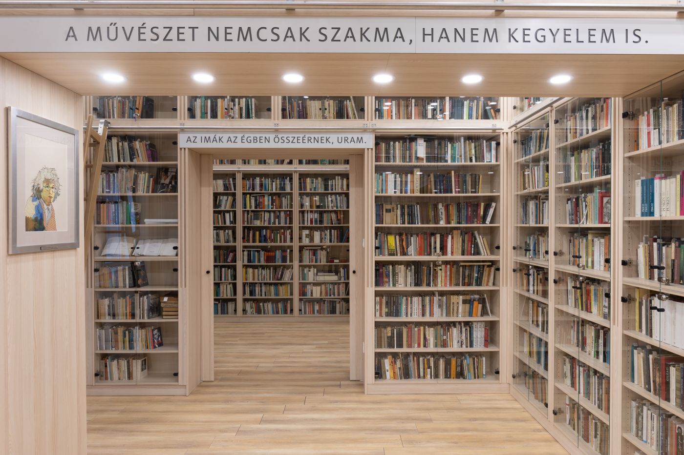 Esterházy Péter és Gitta Könyvtár - fotó: Magyari Márton