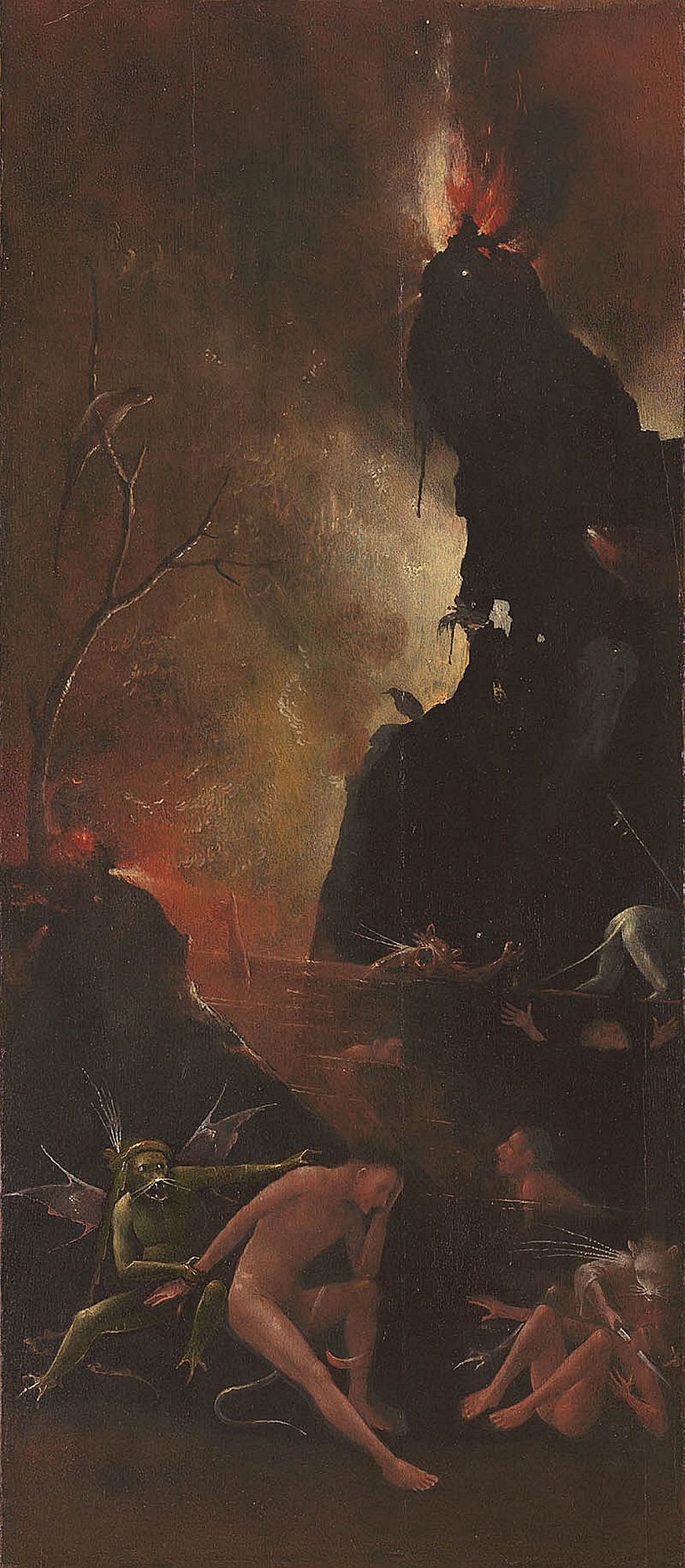 Hieronymus Bosch Pokolba vezeto folyo