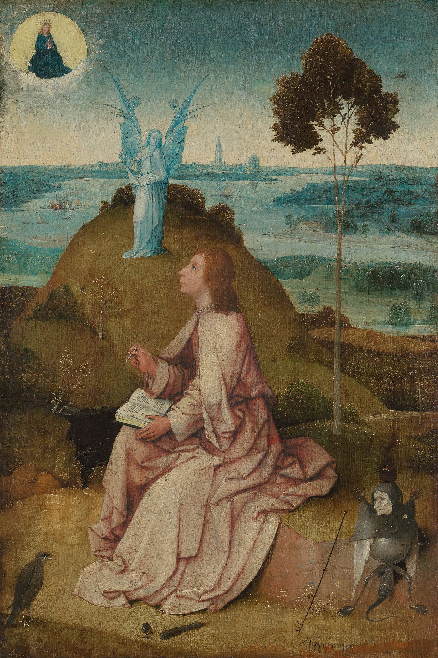 Hieronymus Bosch Szent Janos evangelista Patmosz szigeten
