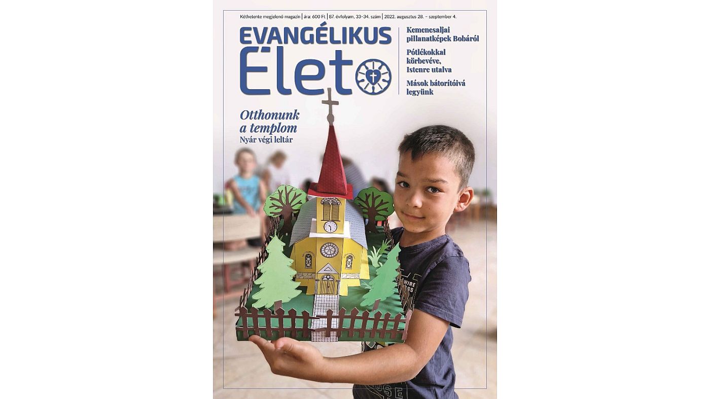 Evangélikus Élet 2022/33–34. számának címlapja