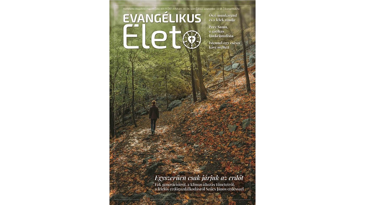 Evangélikus Élet 2022/35–36. számának címlapja