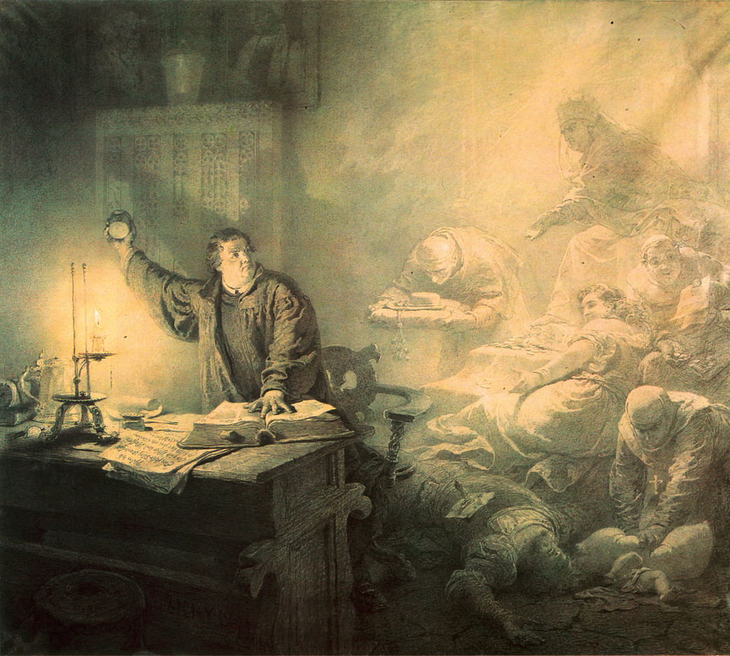 Zichy Mihály: Luther látomása