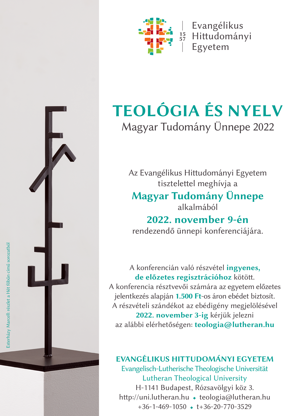 Teológia és nyelv – Magyar Tudomány Ünnepe 2022