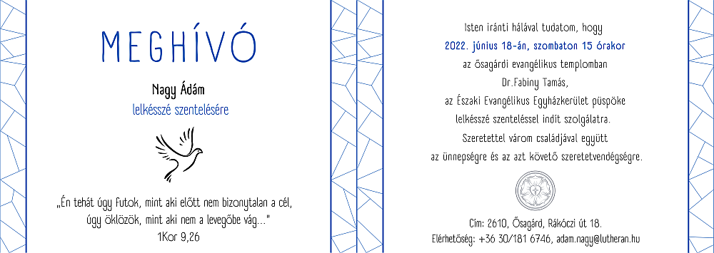 20220618 ordinacio Nagy Adam