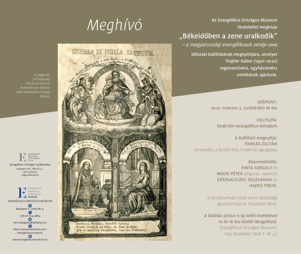 EOM egyhazzene kiallitas meghivo