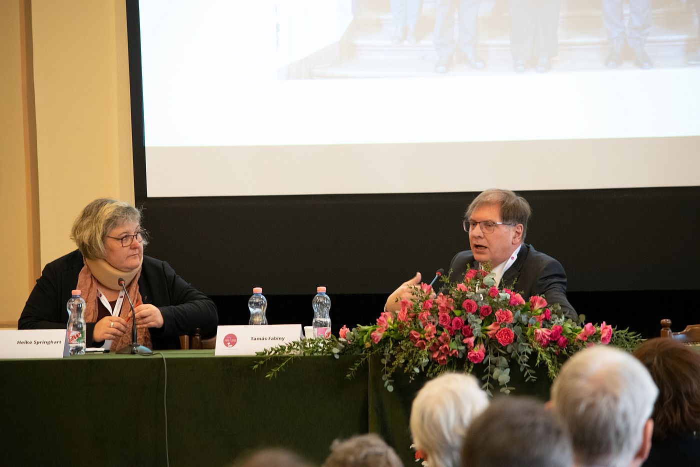 Leuenberg 50 konferencia Debrecen Heike Springhalt es Fabiny Tamas foto Erdei Zsolt DRHE 2