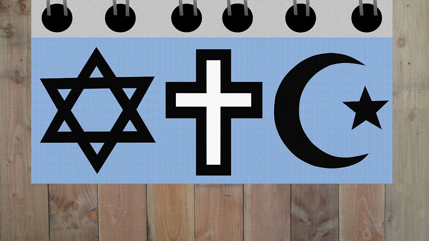 judaizmus-keresténység-iszlám szimbólumai