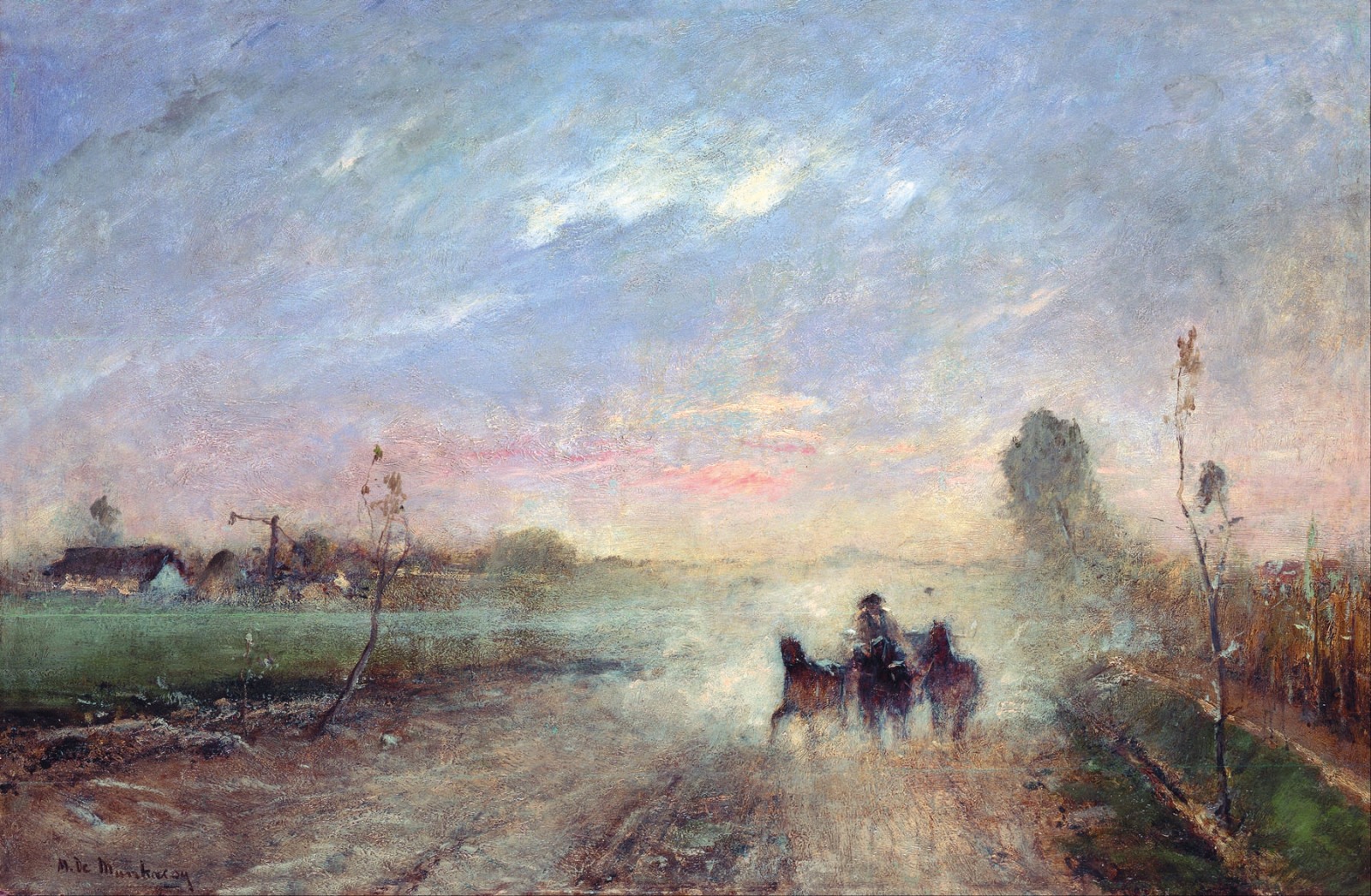 Munkácsy Mihály: Poros út I. (1874)