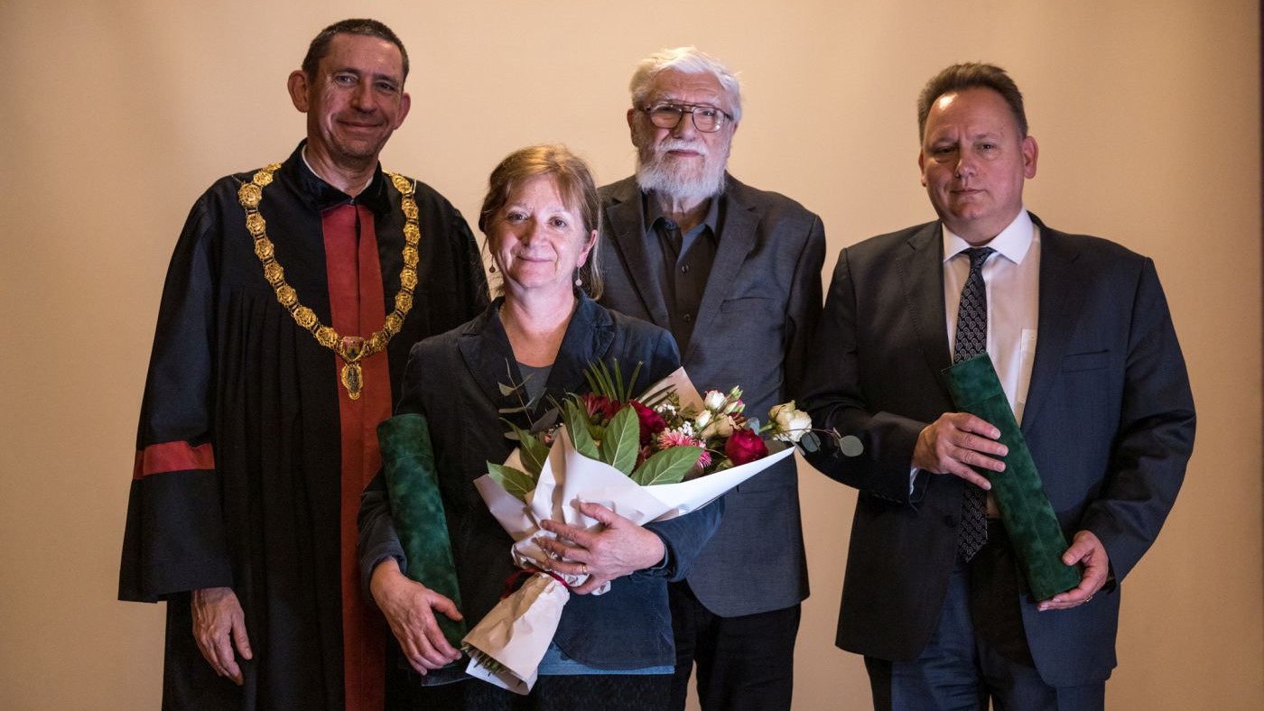 az Evangélikus Hittudományi Egyetem új díszdoktorai