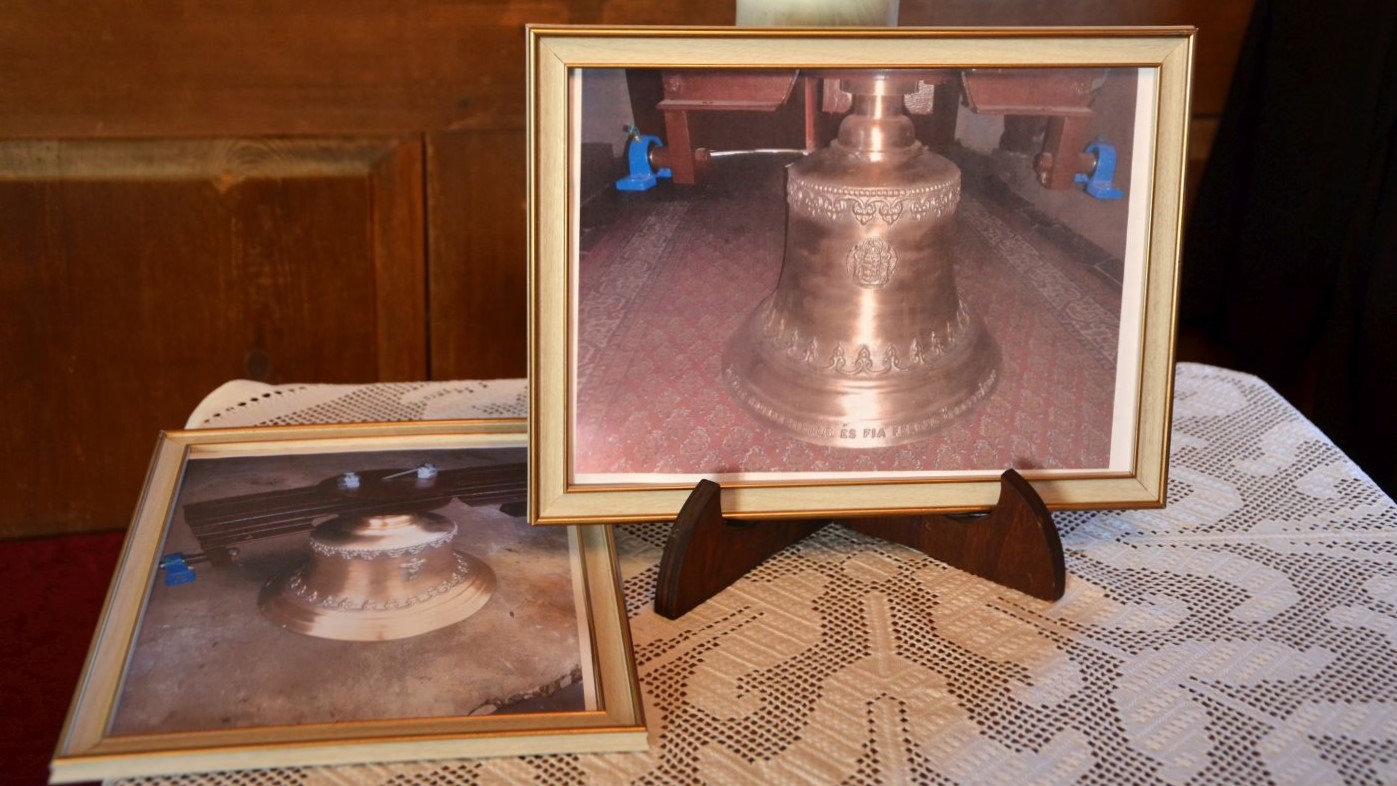 kemenesmihályfai evangélikus templom új harangja