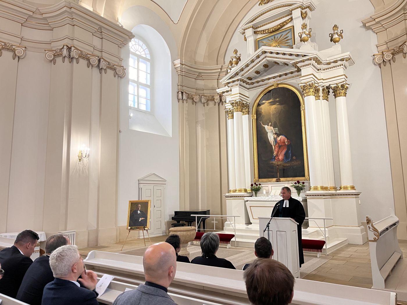 Magyar Evangélikus Tanácskozó Testület kolozsvári találkozója - megemlékezés a templomban