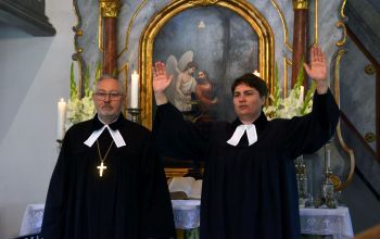 hálaadás Bükön a felújított templomtoronyért