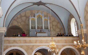 felújított orgona Sámsonháza evangélikus templomában