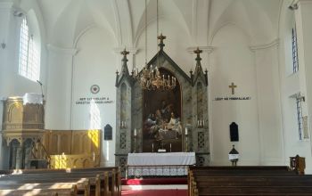 Dombóvári evangélikus templom oltártere