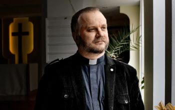 Pavlo Shvarts ukrán evangélikus püspök - fotó: Patrick Tombola / Die Zeit