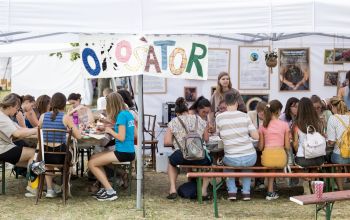 ökosátor a Szélrózsa evangélikus ifjúsági találkozón Gyulán - fotó: Magyari Márton