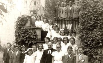archív konfirmációi csoportkép