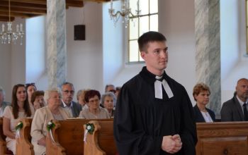 Baranyay Bence lelkésziktatása Répcelakon - fotó: Adámi Mária