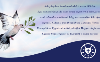 A Magyarországi Evangélikus Egyház Püspöki Tanácsának kérésére február 27-én minden evangélikus istentisztelet végén az általános könyörgő imádság során az Ukrajnában zajló háború miatt is szól a fohász.
